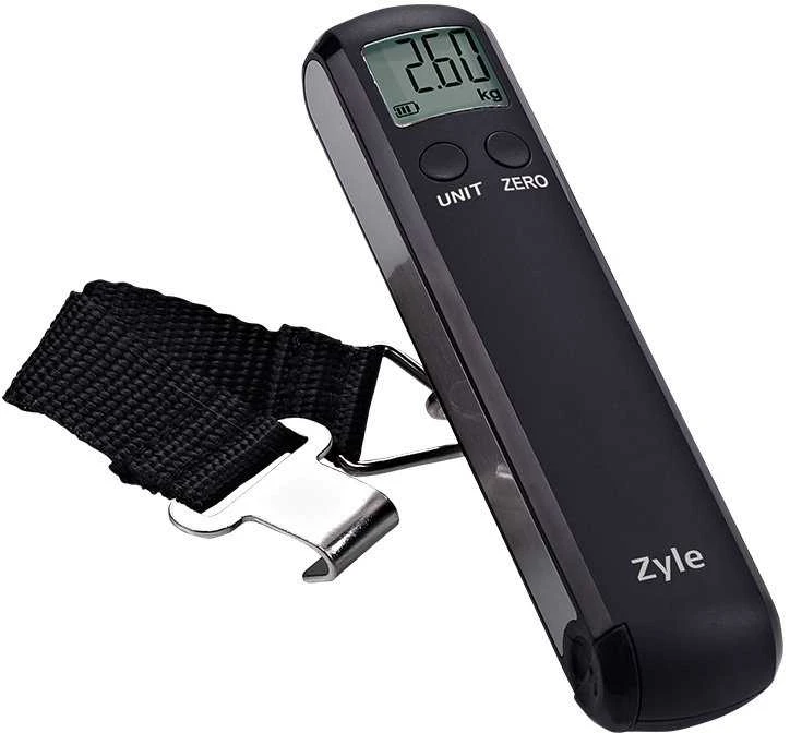 Kelioninės svarstyklės lagaminams Zyle, ZY940SC, sveria iki 50 kg, juodos