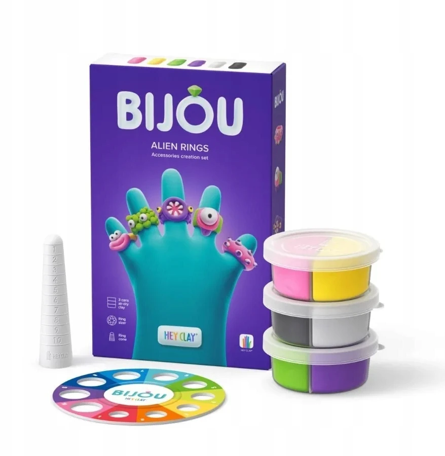 TM Toys Ei, Clay Bijou ateivių žiedai