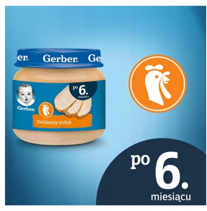 Švelni kalakutienos vakarienė nuo 6 mėnesių 80 g Gerber