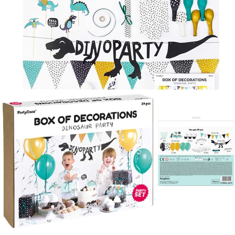 PartyDeco Dekoracijų rinkinys Dinozaurai