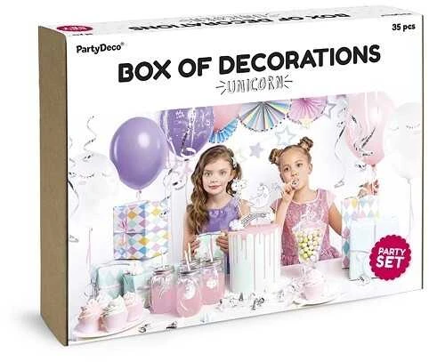 PartyDeco Gimtadienio dekoracijų rinkinys "Vienaragis"