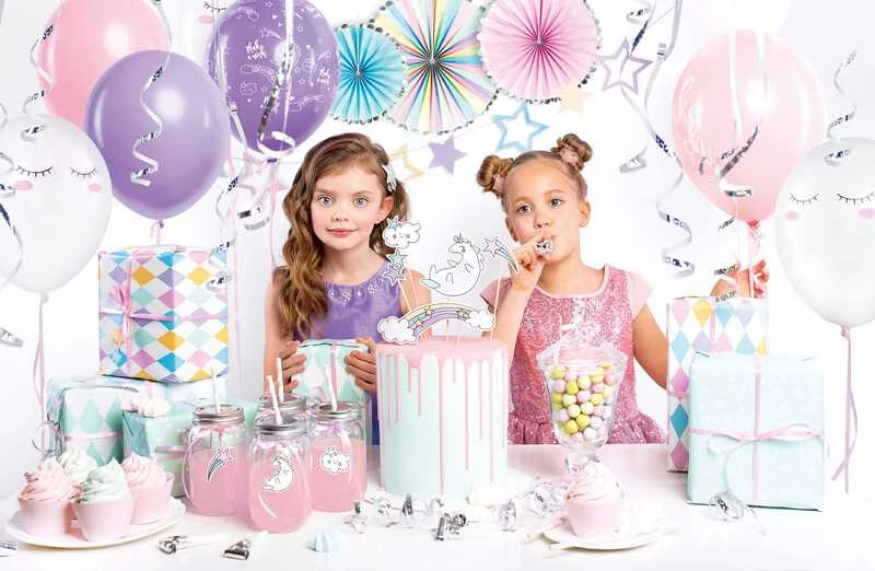 PartyDeco Gimtadienio dekoracijų rinkinys "Vienaragis"