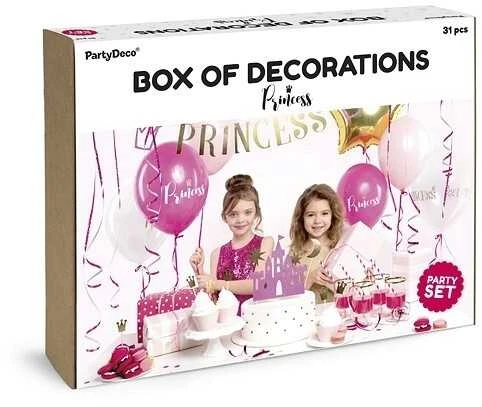 PartyDeco Šventės dekoracijų rinkinys Princesės