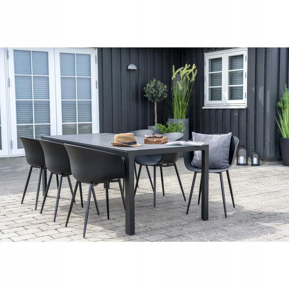 Svetainės valgomojo kėdė Juoda kėdė su atlošu RODA HOUSE NORDIC