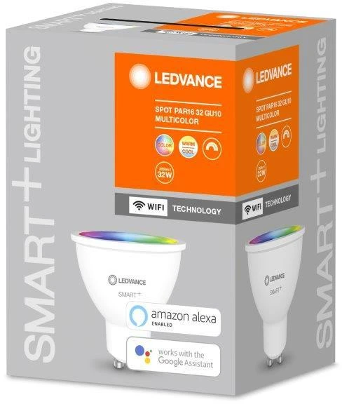 Ledvance SMART+ WiFi Spot Tunable Baltas 40 5W 45° 2700-6500K GU10