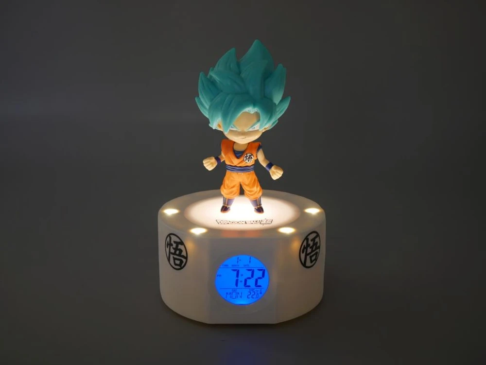 Šviesos žadintuvas – TEKNOFUN – Dragon Ball Super Goku – Signalizacija ir temperatūra – LED