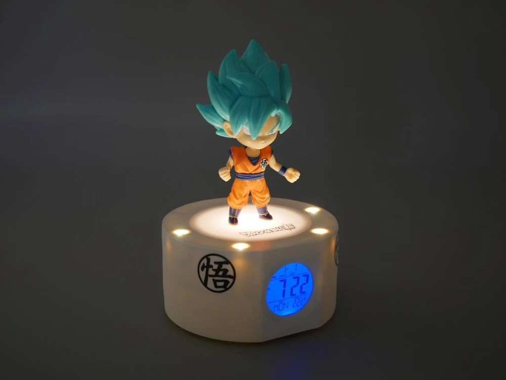 Šviesos žadintuvas – TEKNOFUN – Dragon Ball Super Goku – Signalizacija ir temperatūra – LED