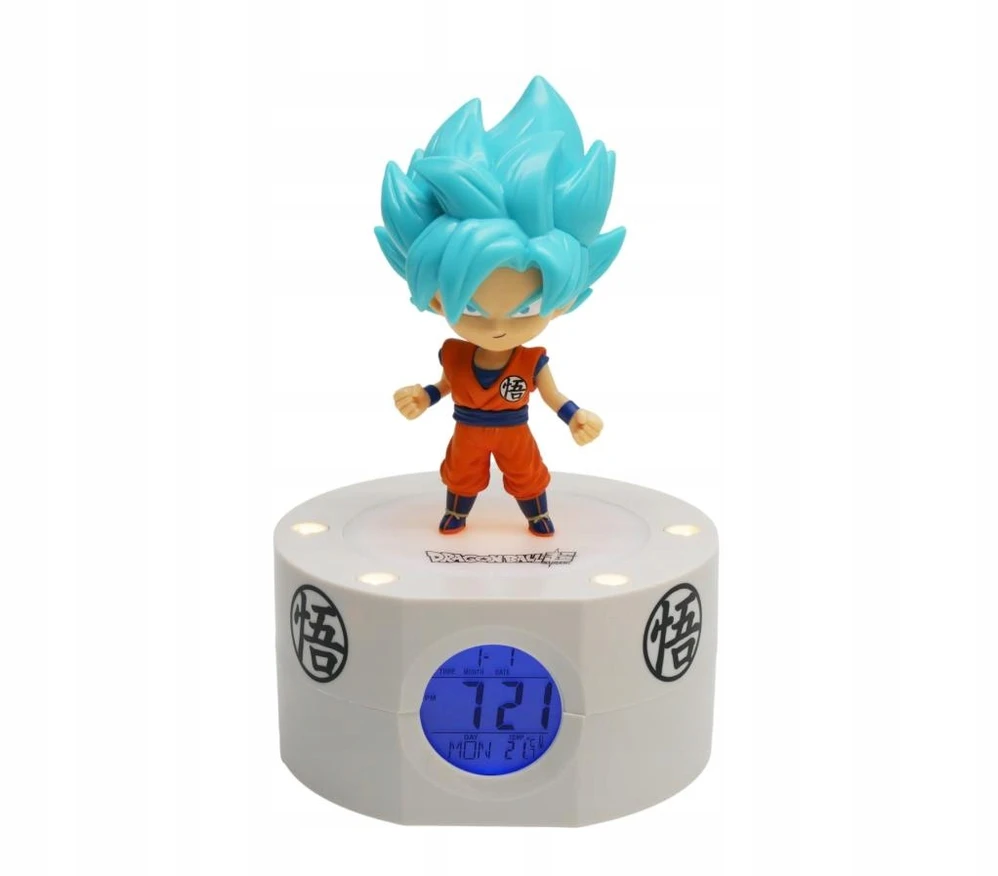 Šviesos žadintuvas – TEKNOFUN – Dragon Ball Super Goku – Signalizacija ir temperatūra – LED