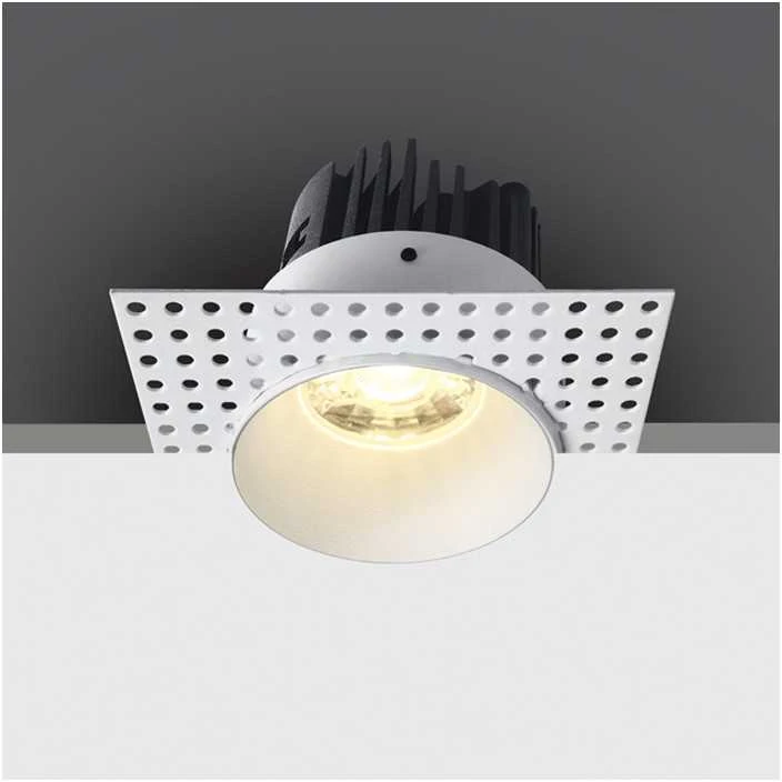 6,5W LED užglaistomas šviestuvas, baltas, 3000K, 10107BT/W/W
