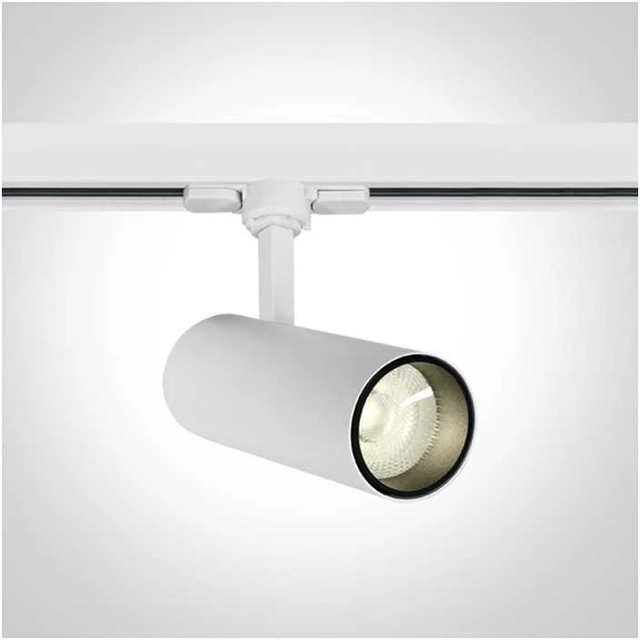10W LED šviestuvas į bėgelius, baltas, 3000K, 65642AT/W/W