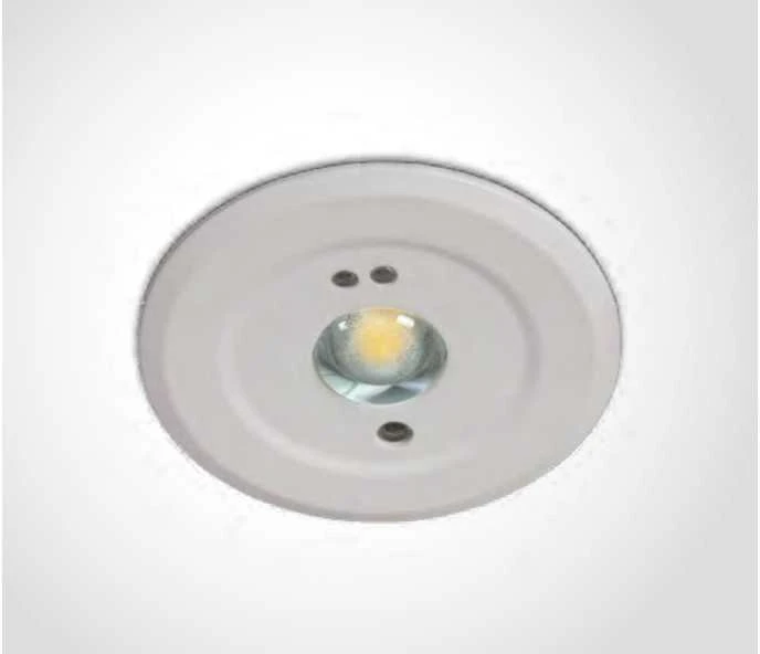 1,5W LED įleidžiamas avarinis šviestuvas, baltas, avariniu režimu gali veikti iki 3h, 89002B