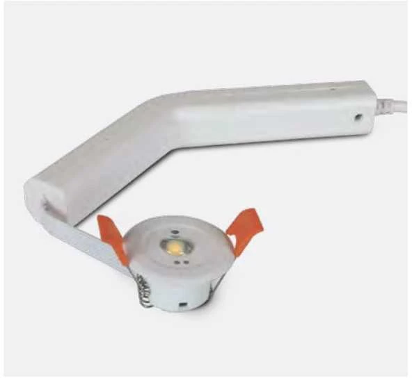 1,5W LED įleidžiamas avarinis šviestuvas, baltas, avariniu režimu gali veikti iki 3h, 89002B