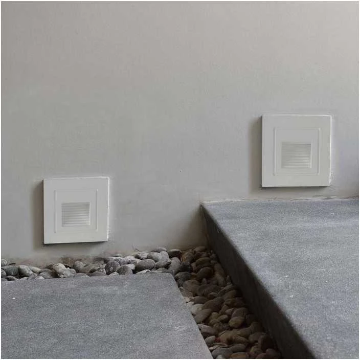 V-tac 3W LED įleidžiamas šviestuvas laiptams, baltas, 3000K, IP65