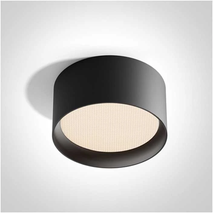 25W LED paviršinis šviestuvas, juodas, 3000/4000/5000K, IP44, 12125D/B/V