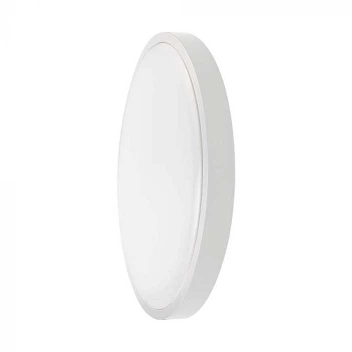 Lubinis šviestuvas V-tac 36W LED paviršinis šviestuvas, baltas, 4000K, IP44, su judesio davikliu