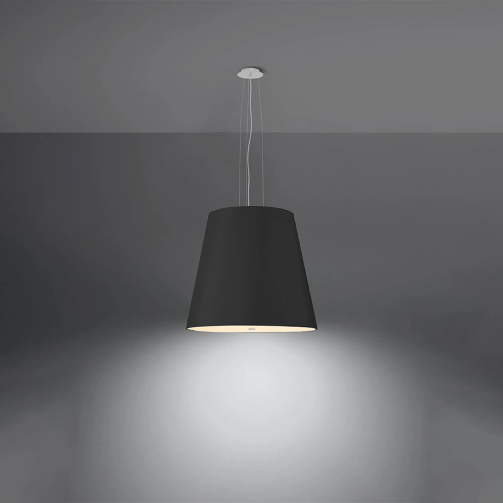 Pakabinamas šviestuvas Sollux Lighting Šviestuvas SOLLUX GENEVE 50 juodas