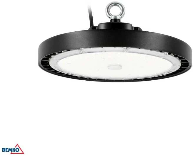 Bemko 200W LED UFO šviestuvas VOYAGER, juodas, 4000K, IP65, 120°