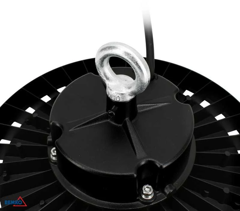 Bemko 200W LED UFO šviestuvas VOYAGER, juodas, 4000K, IP65, 120°