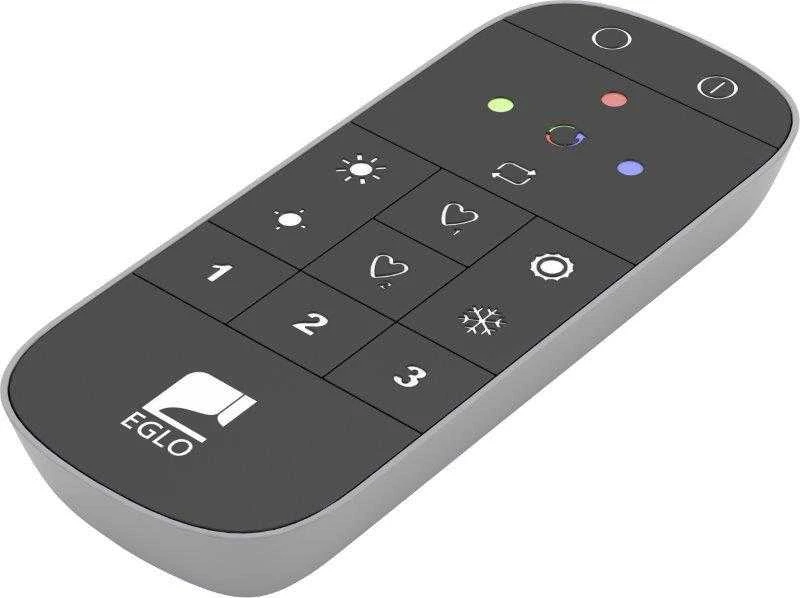 Šviestuvo valdymo pultelis EGLO ZIGBEE - RGB/CCT, pilkos spalvos