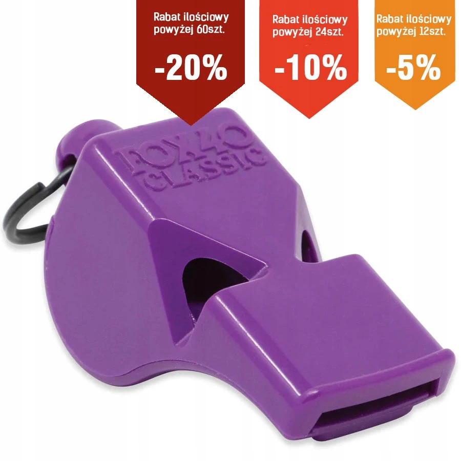 Švilpukas Fox 40 Classic violetinė su virvute 9903-0808