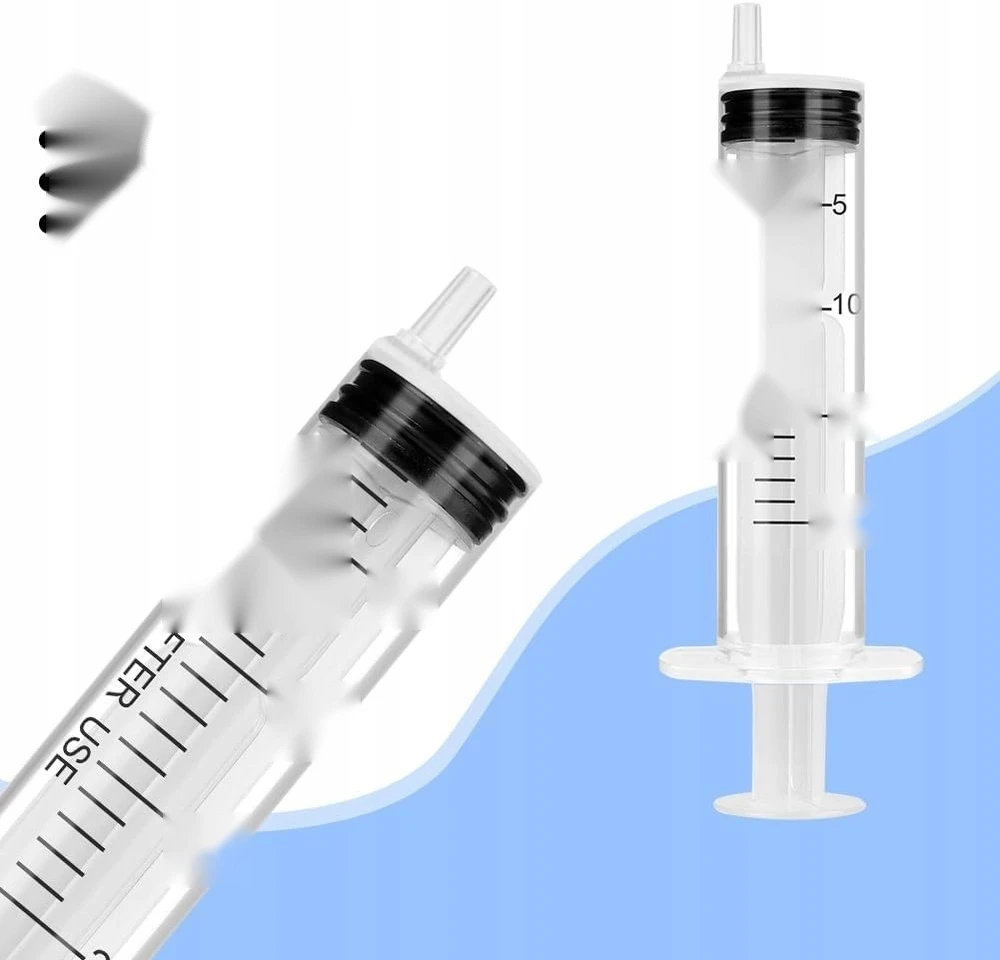 Švirkštai 20ml, 6vnt, tiksliai dozuojantys skysčius, bekvapiai, plastikiniai