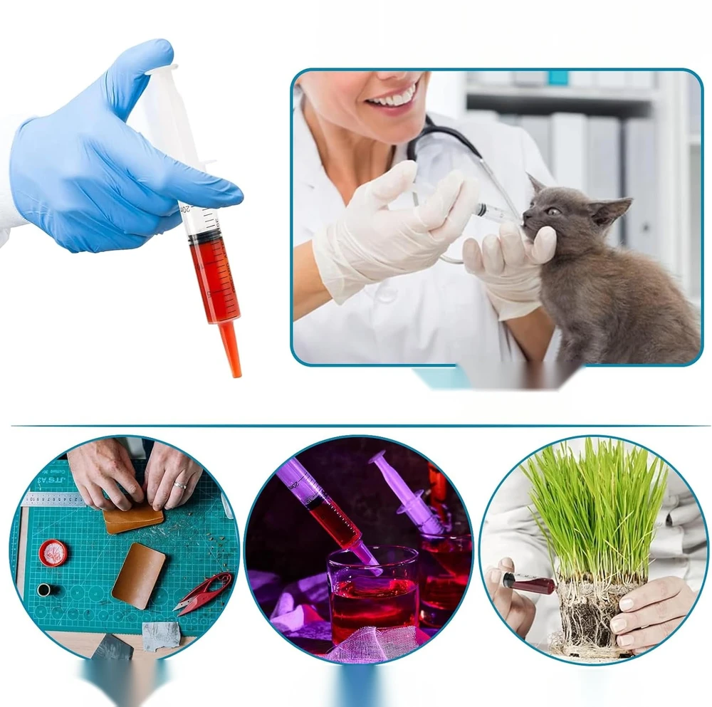 ŠVIRKŠTAS 12 Vnt. 20 ml LABORATORINIS STERILAS SU GRANDAVIMU BE ADATO