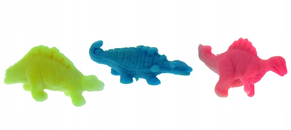Swede KOLOROWE GWIAZDKI ŚWIECĄCE W NOCY dinozaury kplet