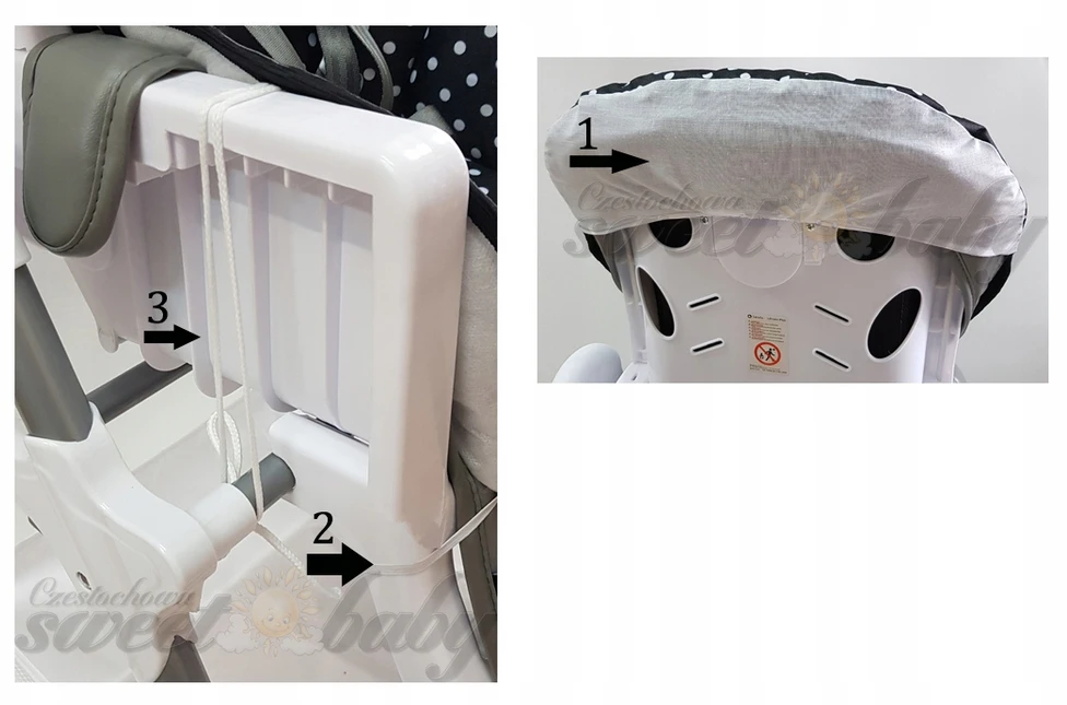 Sweet baby Częstochowa PROMOTION įdėklas keičiamas užvalkalas kėdės užvalkalas WATERPROOF NAovacie