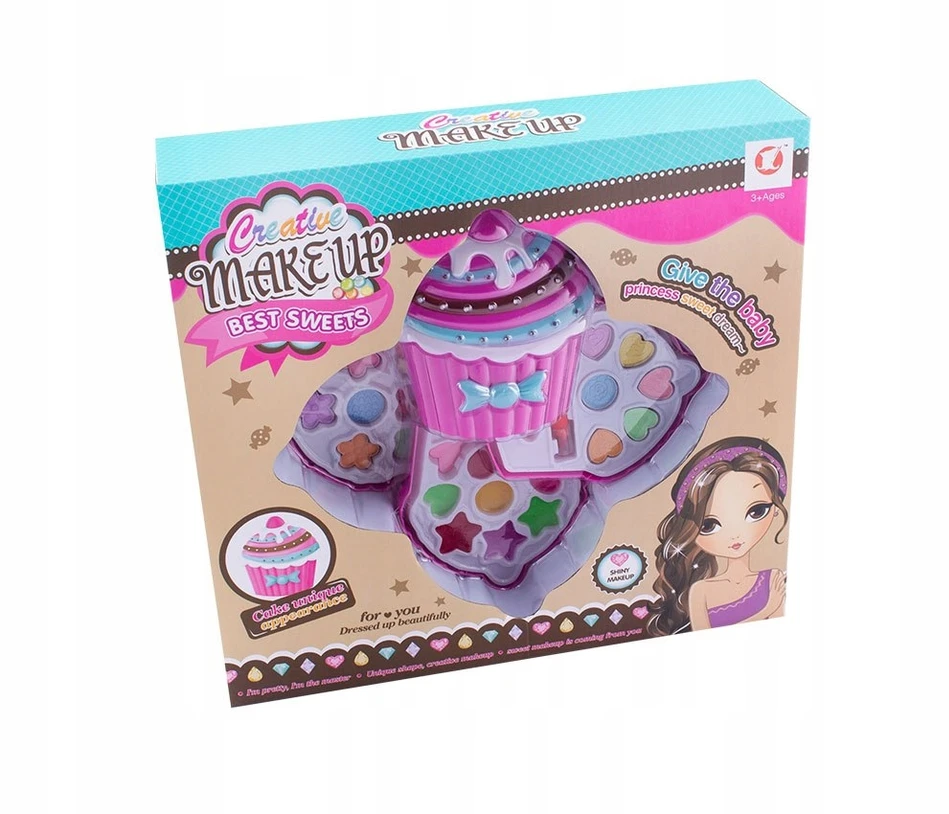 Madej Swiat Dziecka MAKIAŽO RINKINYS MAKE UP COSMETICS ŠĖŠĖLIŲ PALETĖ