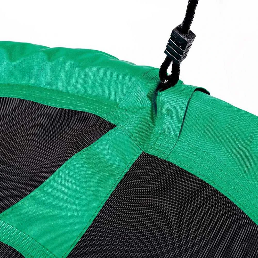 Swingo XXL žalios 95 cm varnos lizdo sūpynės