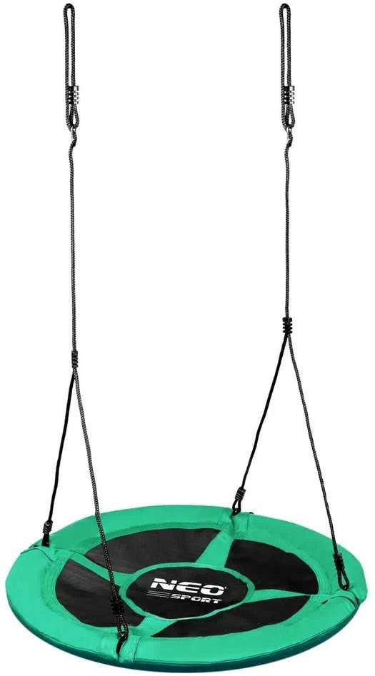 Swingo XXL žalios 95 cm varnos lizdo sūpynės