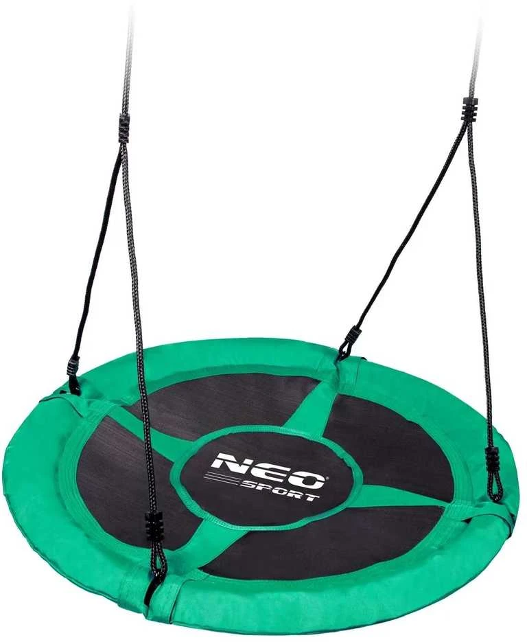 Swingo XXL žalios 95 cm varnos lizdo sūpynės