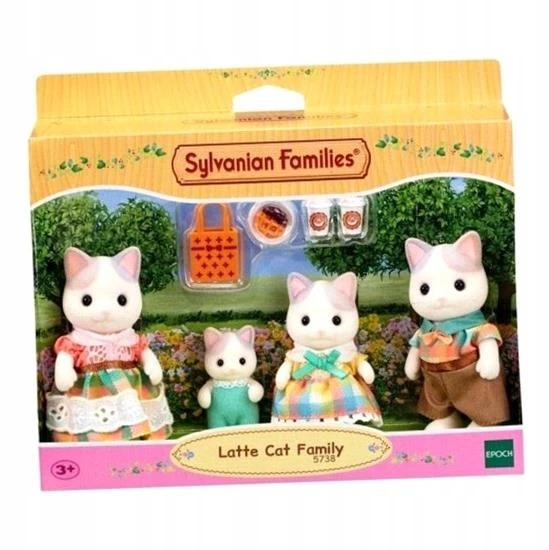SYLVANIAN FAMILIES Latė kačiukų šeimynėlė