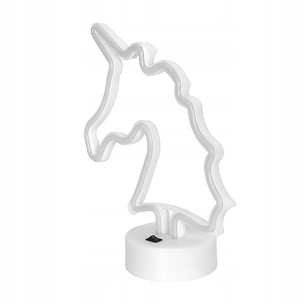 Syntron Unicorn naktinė lempa LED lemputė vaikams 2W Multicolor 2 maitinimo šaltinis balta