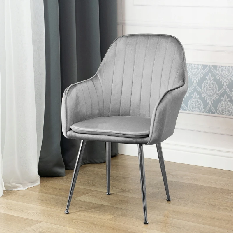 Szchara AKSOMINĖ MINŠKINTA DYGTINĖ KĖDĖ SVETAINEI, VELVETINĖ VALGOMOJE, MODERNA