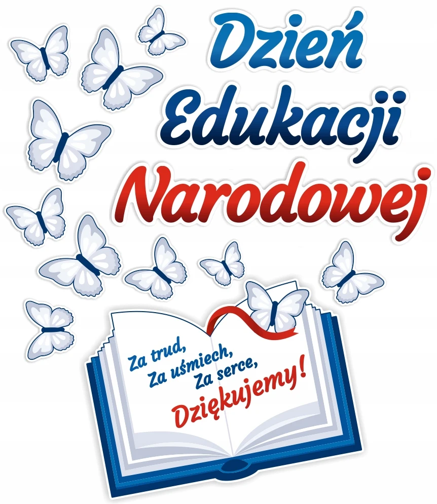 SzkolneNaklejki Dekoracja Ozdoba Dzień Edukacji Narodowej - wzór 3 (duży dydis XXL)