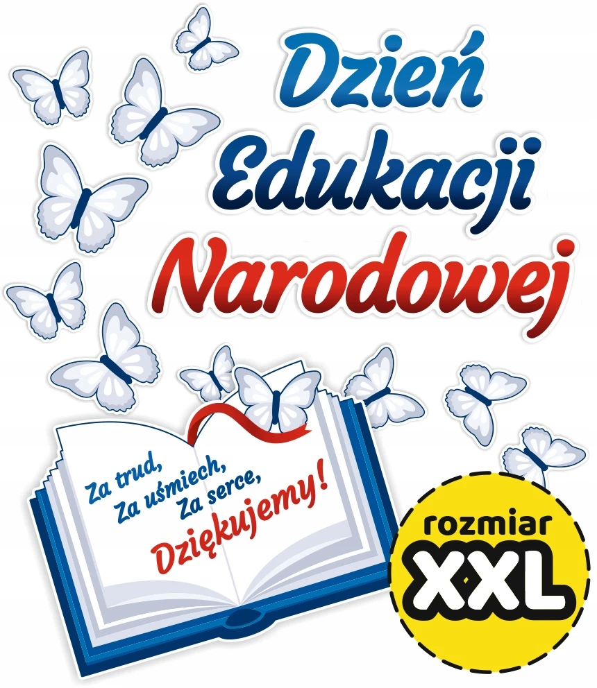 SzkolneNaklejki Dekoracja Ozdoba Dzień Edukacji Narodowej - wzór 3 (duży dydis XXL)