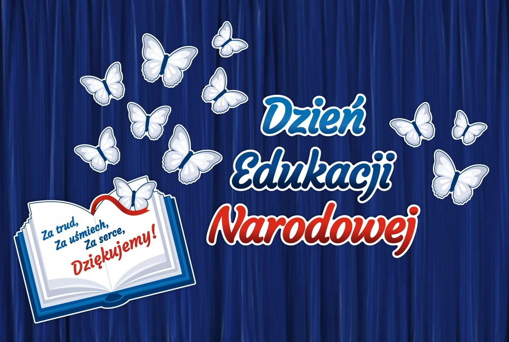 SzkolneNaklejki Dekoracja Ozdoba Dzień Edukacji Narodowej - wzór 3 (duży dydis XXL)