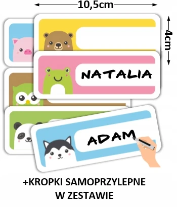 Szkolnenaklejkipl Rūbinės / spintelės antspaudai (30 vnt. + klijų taškai)