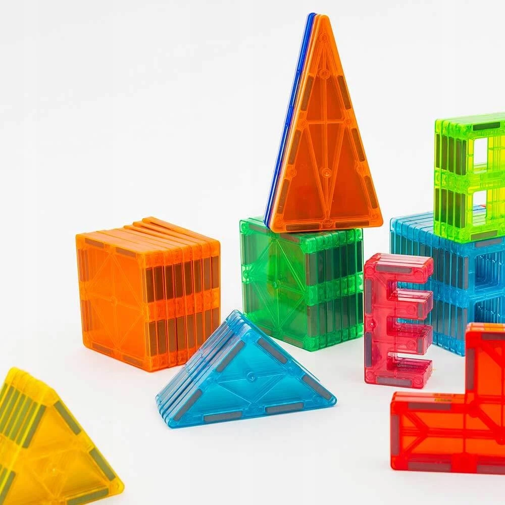 Szomik 3D EDUCATIONAL konstravimo kaladėlės vaikams 108vnt MAGNETINIS