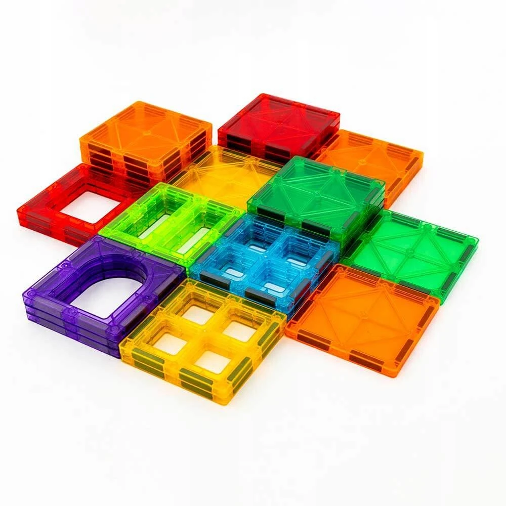 Szomik 3D EDUCATIONAL konstravimo kaladėlės vaikams 108vnt MAGNETINIS