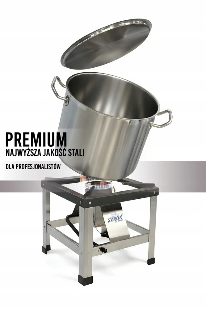 Szron Nerūdijančio plieno puodas su dangčiu 11L Premium Frost PRE2623