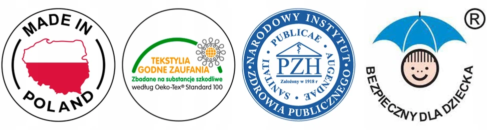 Szwalnia Snow Dziecięca Patalynė 120x90 do Łóżeczka 120x60 Medvilnė Rožinė Wstążki + Pilka