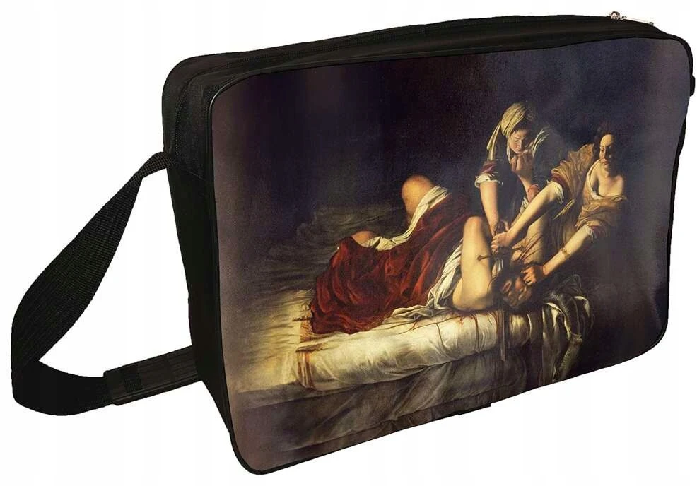 Szyjemy Sztuke Krepšys ant peties Judyta odcinająca głowę Holofernesowi Artemisia Gentileschi