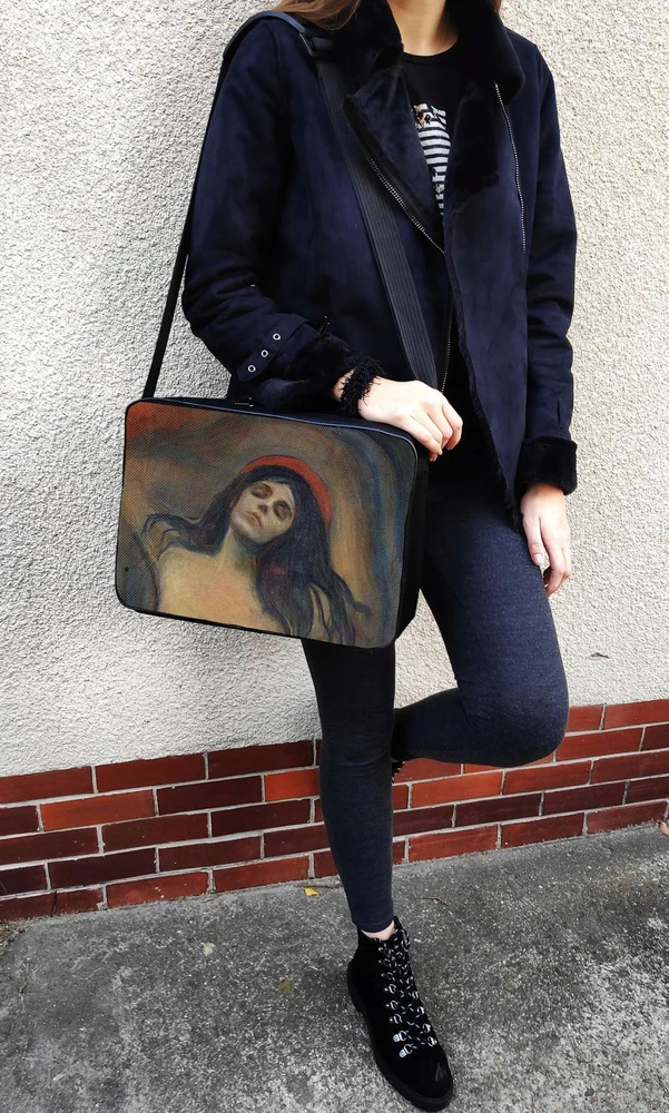 Szyjemy sztukę Krepšys ant peties Madonna Edvard Munch