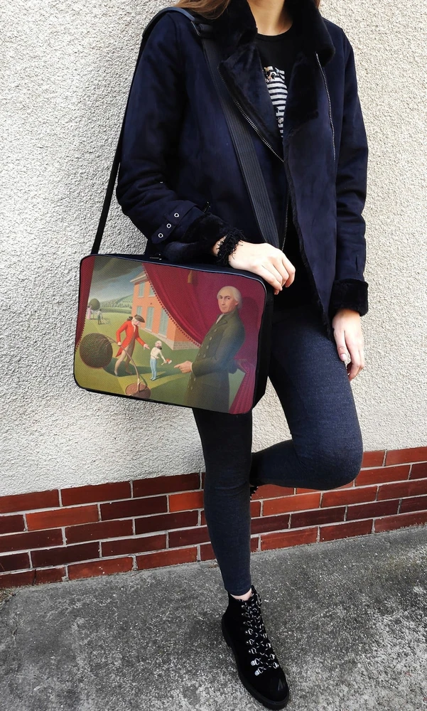 Szyjemy Sztuke Krepšys ant peties Parson Weems' Fable Grant Wood