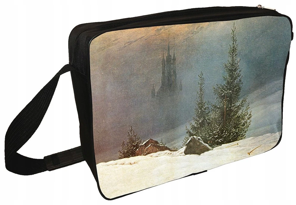 Szyjemy Sztuke Krepšys ant peties Pejzaż zimowy Caspar David Friedrich