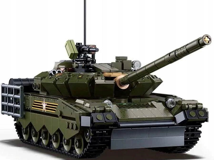 T-80 tanko mastelis 1:35 2in1 blokai Sluban 798 el Army Military M38-B1178