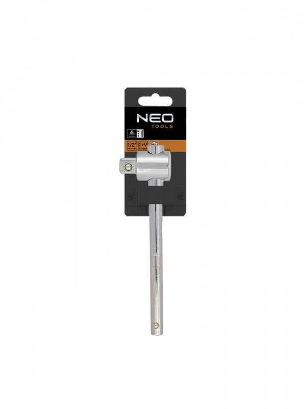 T tipo rankena NEO 08-155, 3/8", 165 mm, chromo vanadžio plienas