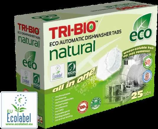 Tabletės indaplovėms TRI-BIO VISKAS VIENA, 25 tabletės, 500g